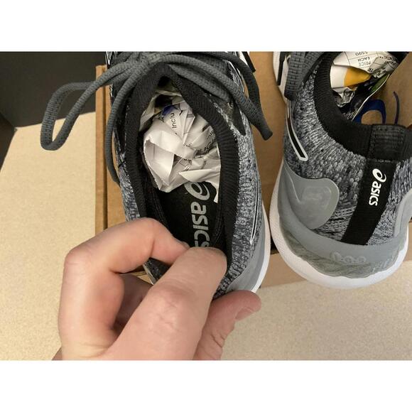 New! Womens Asics Gel-Nimbus 23 Sheetrock/Black Running Shoes. Size 8.5. Awesome - Picture 7 of 8